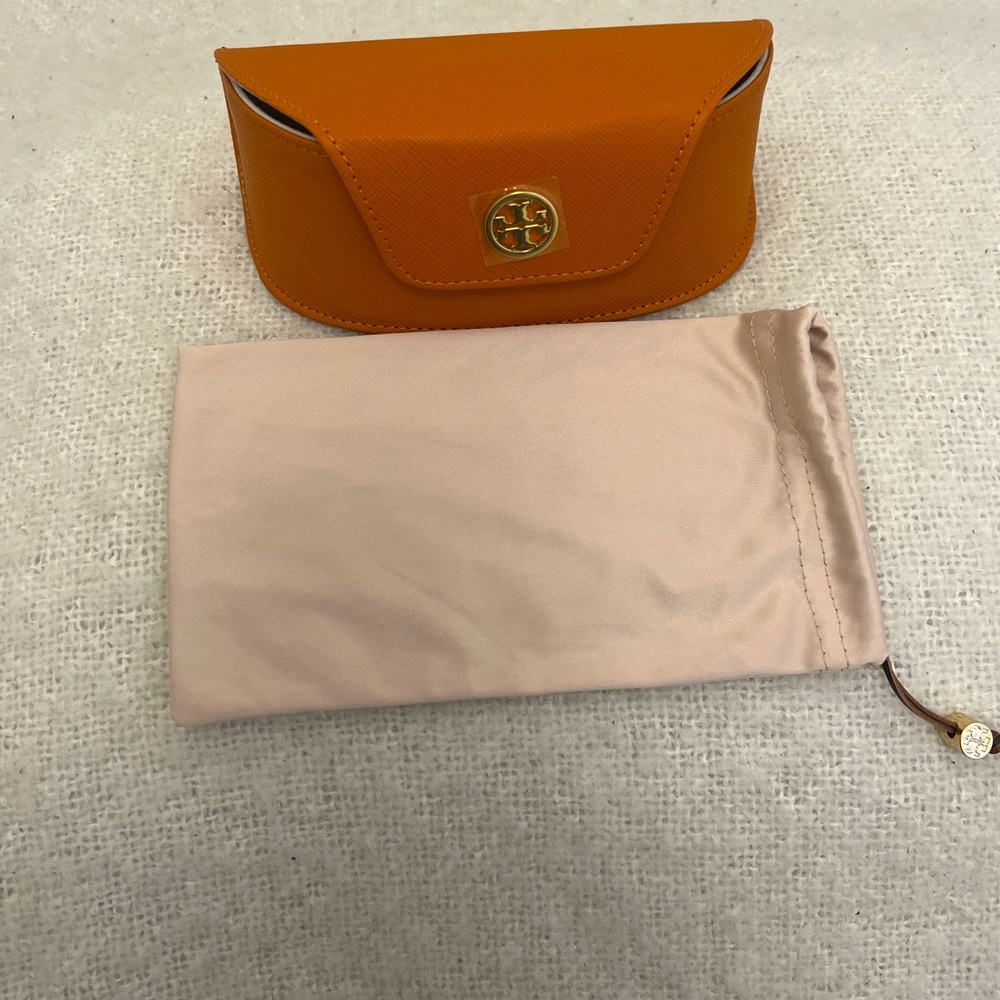 Tory Burch sunglasses orange case